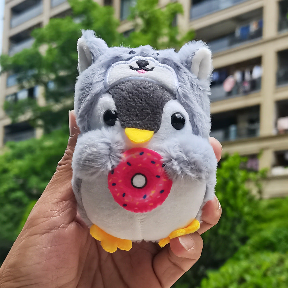 Wholesale Penguin School Bag Plush Doll Pendant